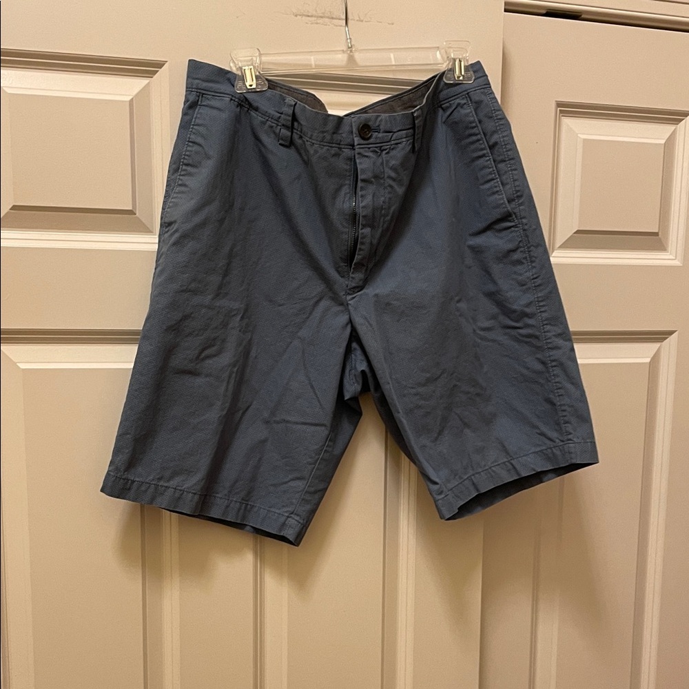Banana Republic Men's Slate Blue Flat Front Shorts